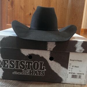 Resistol Black Cowboy Hat